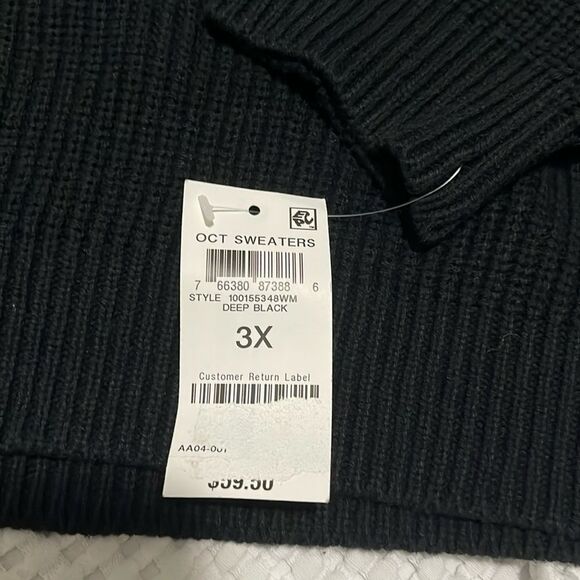 NWT- Bar lll -3X. Knit Cutout Sweater - Picture 4 of 7